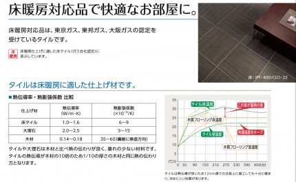 床暖房対応