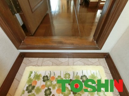 トイレの床の段差解消