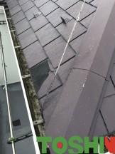 コロニアル屋根の修理