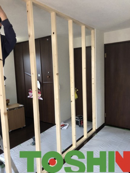 子供部屋を二部屋に分割