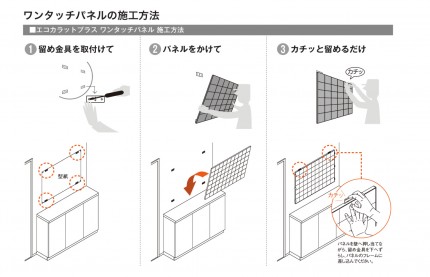 エコカラット　ワンタッチパネル