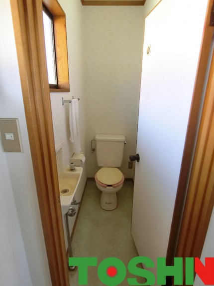 トイレの床の段差解消