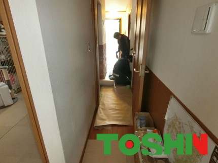 室内改修工事 養生 室内改修工事 養生