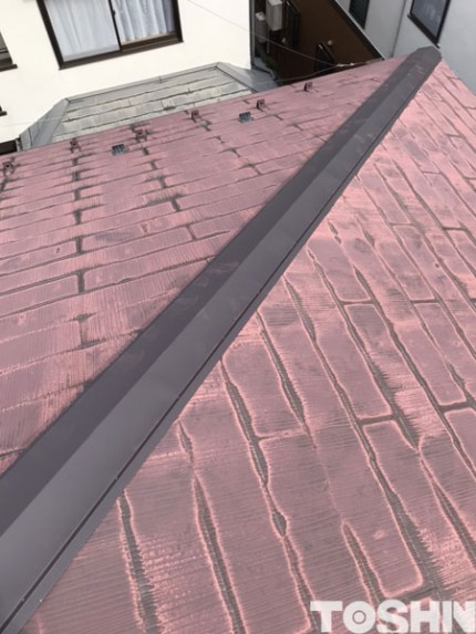 カラーベスト屋根の修理