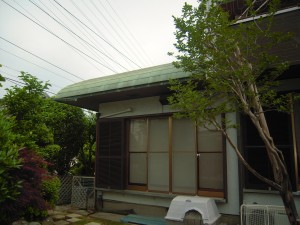 雨樋の交換工事が着1