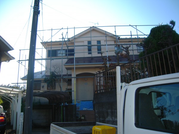 外壁屋根塗装工事完了　町田市