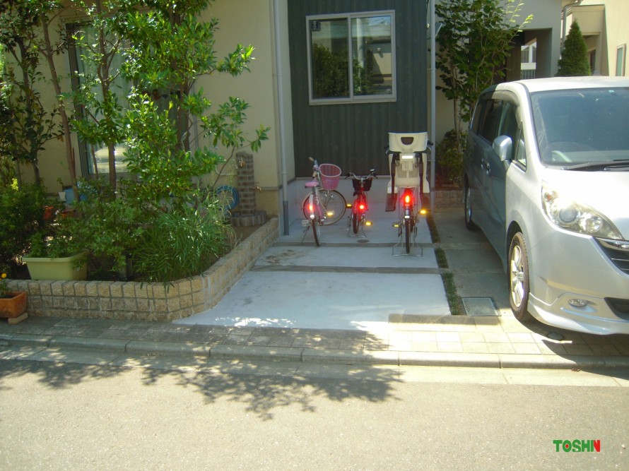 駐車スペースの拡張②施工後