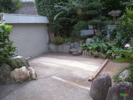 カーポート施工前 カーポート施工前