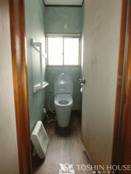 トイレ広々タンクレストイレサティス
