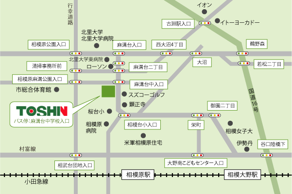 東神ハウスアクセスマップ 東神ハウスアクセスマップ